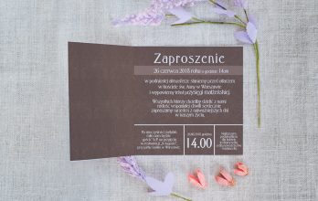 zaproszenie ślubne zdjęcie - wnętrze